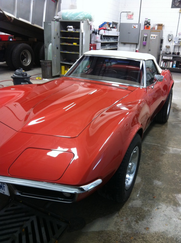 Corvette in the Shop